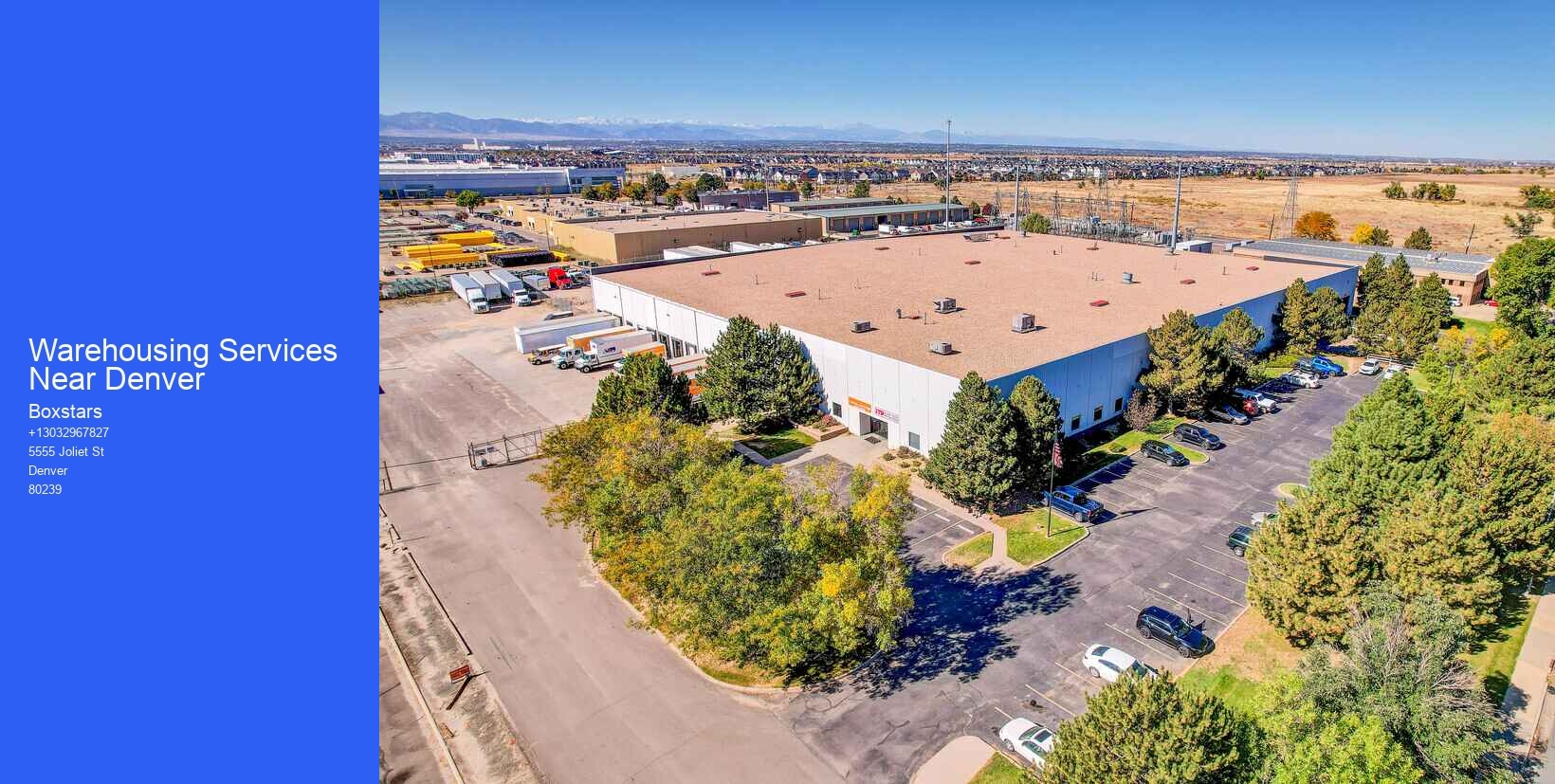Warehousing Services Near Denver
